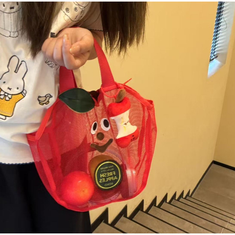 Cute Apple Shape Mesh Tote Bea - Dry Bag Roll Top reseña y precio