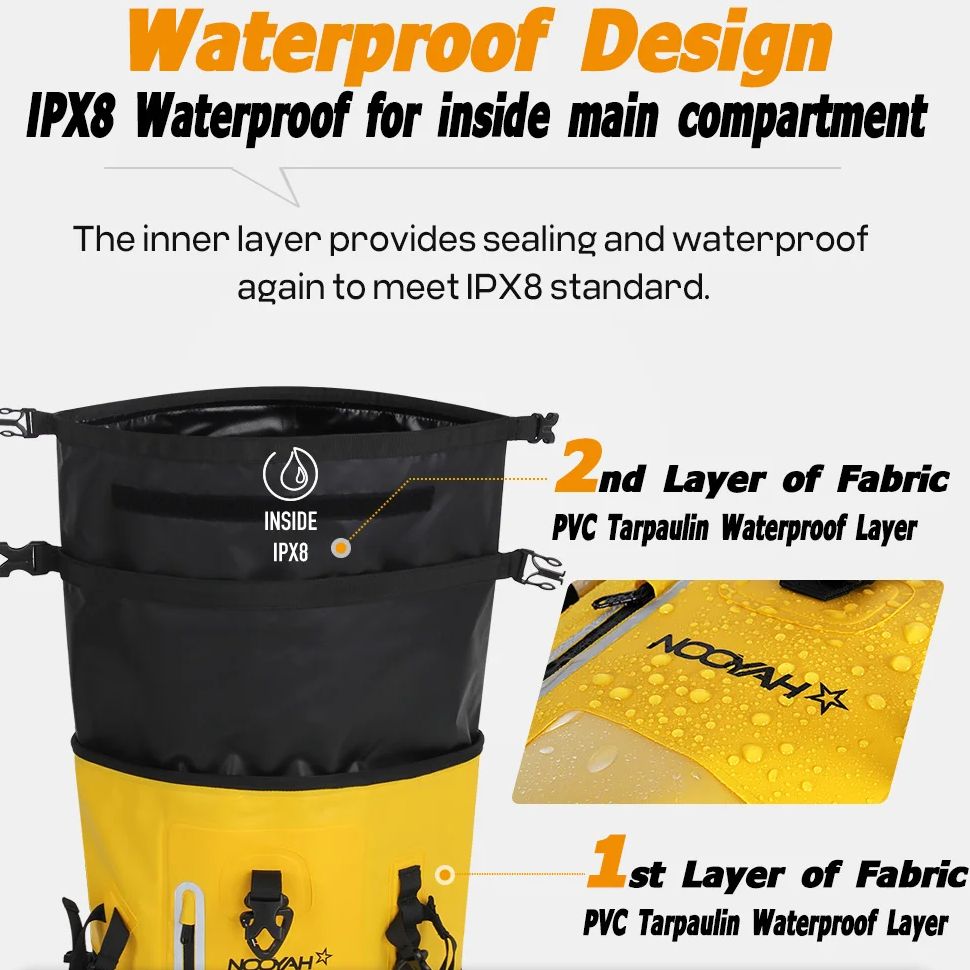 NOOYAH Dry Bag Waterproof Back - Dry Bag Roll Top reseña y precio